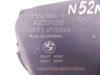 Заслонка дроссельная, ориг. номер 13547556118, 7556118, N52N, BMW 3-series (E90/91/92) 2004-2008