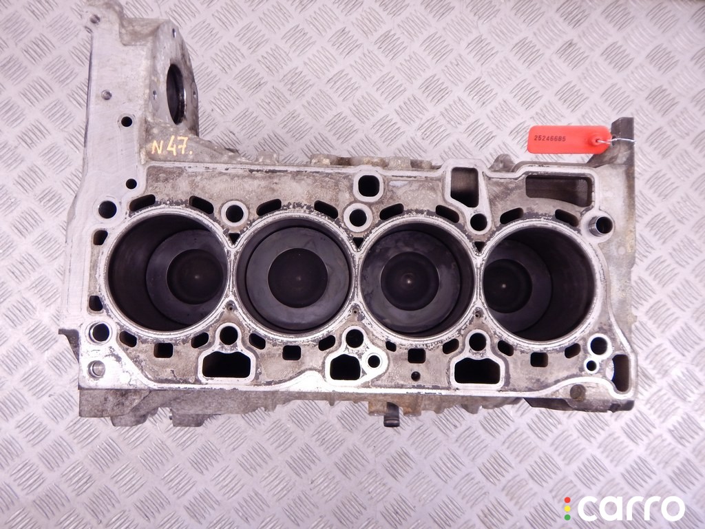 N47, 11112285304, 2285304 Блок цилиндров BMW 3-series (E90/91/92) 2007г. - фото №2