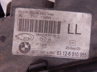 Фара левая, ориг. номер M47N, 6910955, 63126910955, 63127165769, 7165769, BMW 3-series (E46) 1997-2003