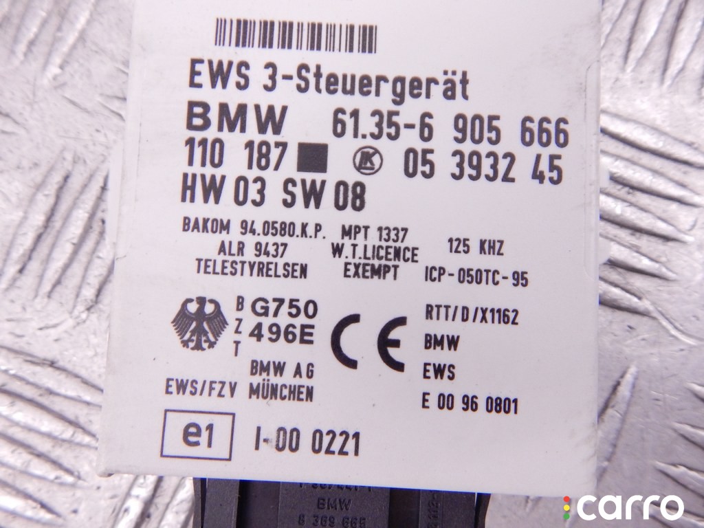 Блок управления двигателем BMW 3-series (E46) 1997-2003, 7508292, фото 6