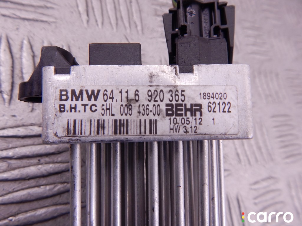 Сопротивление печки BMW 3-series (E46) 1997-2003, 2.0 л, 5МКПП, N42, фото 2