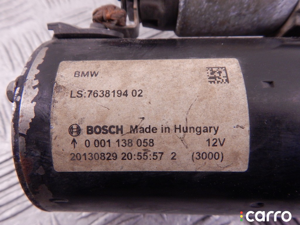 Стартер BMW X1-series (E84) 2012-2015, 2.0 л, бензин, 7638194, фото 2
