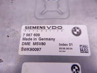 Блок управления двигателем, ориг. номер 12147567609, N52N, 7567609, BMW X3-series (E83) 2003-2006