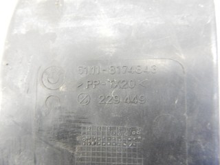 Воздуховод тормозной левый, ориг. номер 51118174843, 8174843, M52, BMW 5-series (E39) 1995-2000