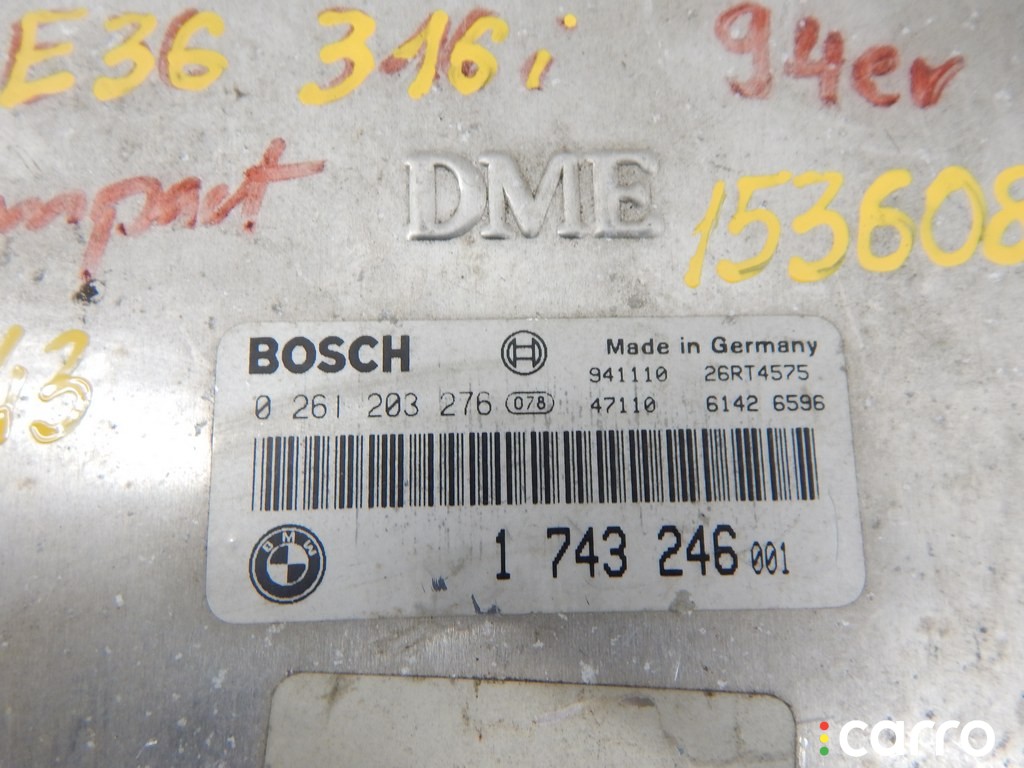 Блок управления двигателем BMW 3-series (E36) 1990-1996, M43, фото 2