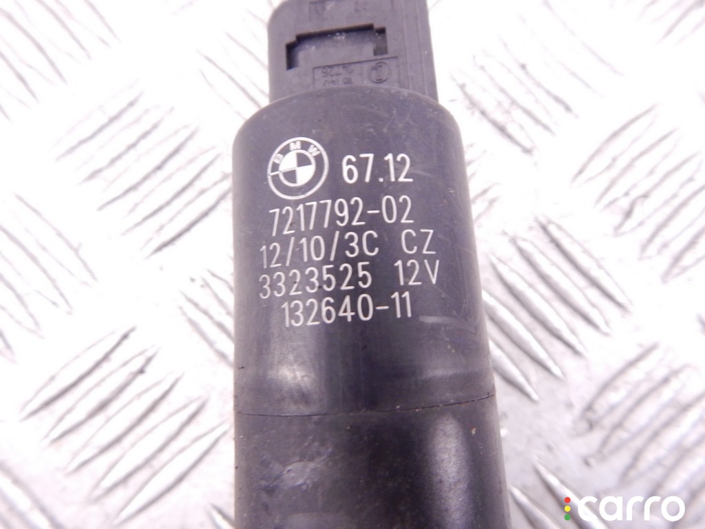 67637217792, 7217792, N52N Насос (моторчик) омывателя стекла BMW 5-series (F10/11) 2010г. - фото №2