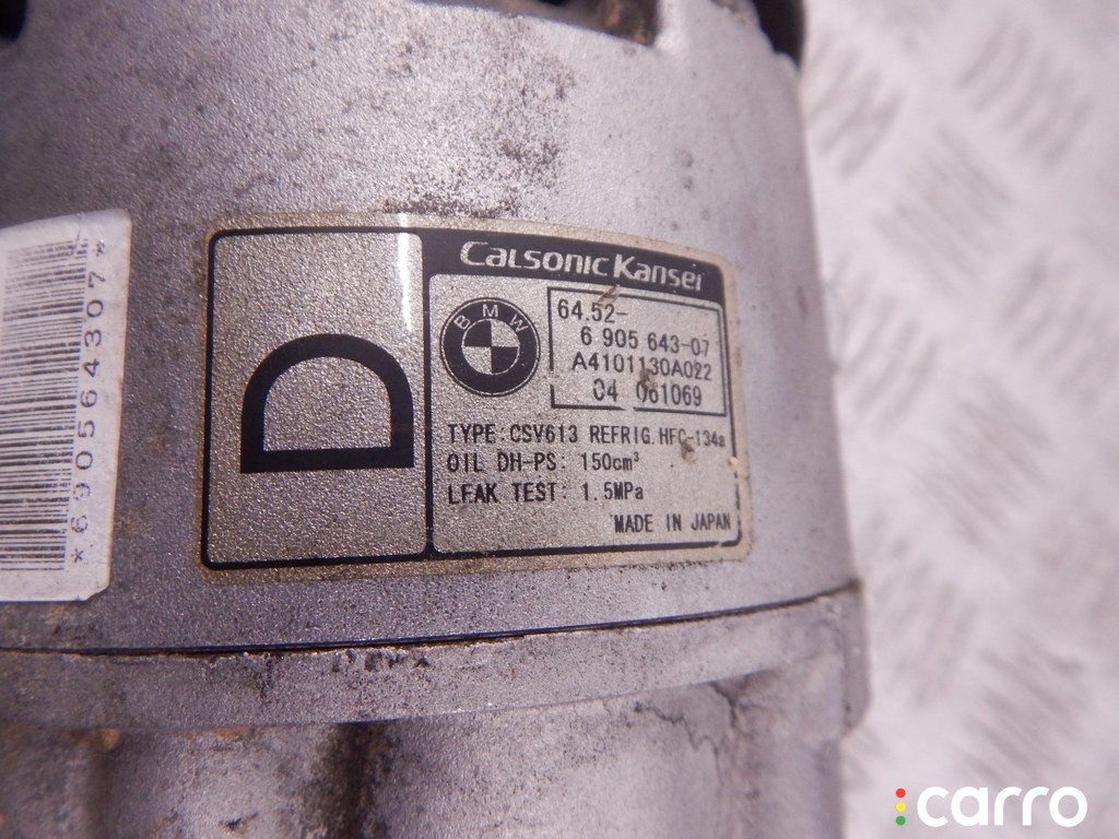 Компрессор кондиционера BMW 3-series (E46) 2001-2006, 1.8 л, 5МКПП, M47N, фото 6