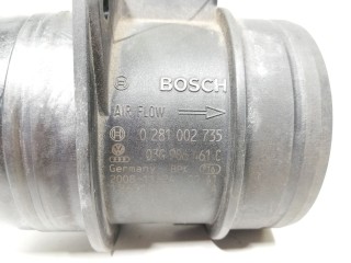 Расходомер воздуха, ориг. номер 03G906461C, 0281002735, Volkswagen Scirocco 2008-2014