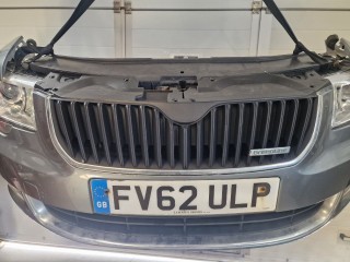 Передняя часть (ноускат) в сборе, Skoda Superb 2008-2013