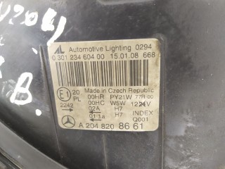 Фара правая, ориг. номер A2048208661, 030123460400, Mercedes C W204 2007-2011