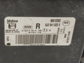 Фара правая, ориг. номер 6J2941022E, 90012262, SEAT Ibiza 2008-2012