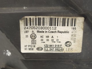 Фара левая, ориг. номер 1Z2941015F, 1LL24705203, Skoda Octavia 2000-2011