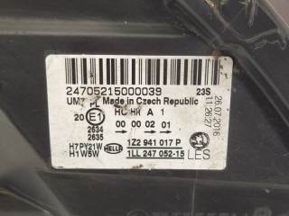 Фара левая, ориг. номер 1Z2941017P, 1LL24705215, Skoda Octavia 2008-2013
