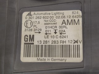 Фара правая, ориг. номер 13281283RH, 030126260200, Opel Astra 2006-2014
