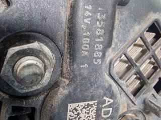 Генератор, ориг. номер 13581885, Opel Astra 2006-2014
