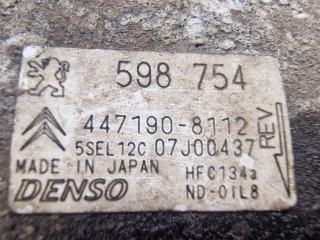 Компрессор кондиционера, ориг. номер 4471908112, 5SEL12C, Peugeot 308 2007-2011