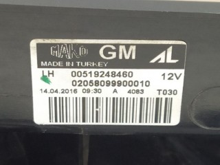 Фонарь задний левый, ориг. номер 00519248460, 02058099900010, Opel Combo 201-2024