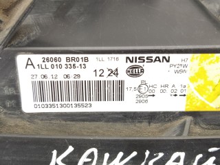 Фара левая, ориг. номер 26060BR01B, 1LL01033513, Nissan Qashqai 2010-2013