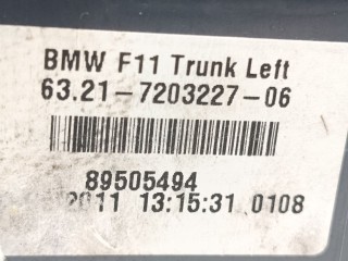 Фонарь крышки багажника левый, ориг. номер 63217203227, 7203227, BMW 5 F10/F11/GT F07 2009-2013