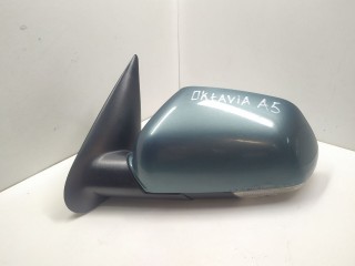 Зеркало наружное левое, ориг. номер E9014245, E9024245, Skoda Octavia 2000-2011