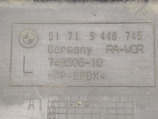 Защита арок передняя левая (подкрылок), ориг. номер 51719448745, 9448745, BMW 3 G20/G21