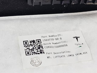 обшивка крышки багажника, ориг. номер 1504703-00, 1564770-00, 1606943-00, Tesla Model S  [2-й рестайлинг] 2021-2026