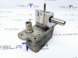 Теплообменник/чиллер (CHILLER), ориг. номер 1039040-00, 1037357-00, 1037764-00, Tesla Model S 1 поколение [рестайлинг] 2016-2021