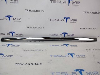 Молдинг двери (хром) передний левый, ориг. номер 1038393-00, 1095786-00, Tesla Model S 1 поколение [рестайлинг] 2016-2021