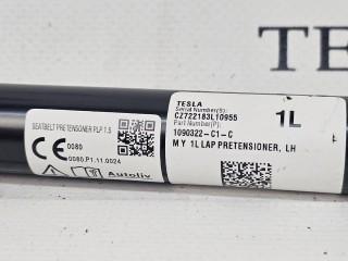 пиропатрон ремня безопасности левый, ориг. номер 1090322-01, Tesla Model 3 2017-2021