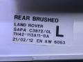 7H42113A11BA, EAP000170PVA накладка внутренняя на порог задняя левая Land Rover Range Rover 3 поколение [2-й рестайлинг] 2012г. - фото №5