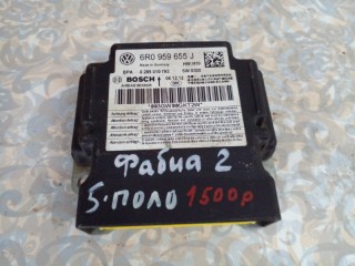 Блок управления Air Bag, ориг. номер 6R0959655J, 0285010792, volkswagen Polo
