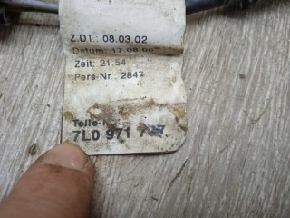 проводка омывателя, ориг. номер 7L0971767A, volkswagen touareg 2002-2007
