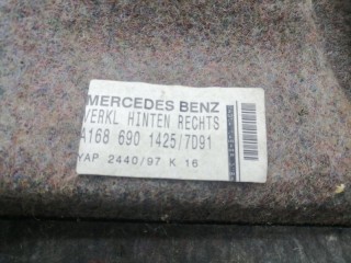 обшивка багажника, ориг. номер A1686901425, MERCEDES-BENZ A160