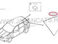 83313BR10A Стекло боковое заднее левое Nissan Qashqai+2 J10 2012г. - фото №4