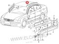 3B5853701C Молдинг крыши левый Volkswagen Passat B5 3B2 1997г. - фото №7
