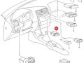 6K0959621 Кнопка подогрева заднего стекла Seat Ibiza 6K 2000г. - фото №7