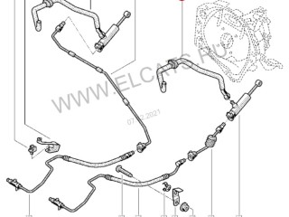 Шланг сцепления, ориг. номер 8200514080, Renault Kangoo KC 1997-2003
