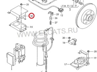 Кронштейн блока управления ESP, ориг. номер 3B0907392, Volkswagen Passat B5 3B3 1996-2001