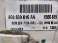 8E0839016AA Замок двери задний правый Audi A4 B7 2004г. - фото №3