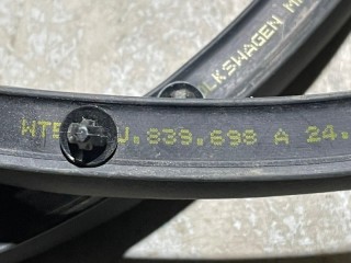 Уплотнитель двери задний правый, ориг. номер 6RU839698A, Volkswagen Polo 5 2009-2014