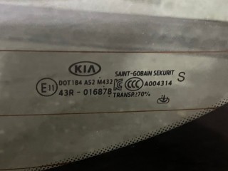 Стекло заднее, ориг. номер 87111J5010, Kia Stinger 2017-2021