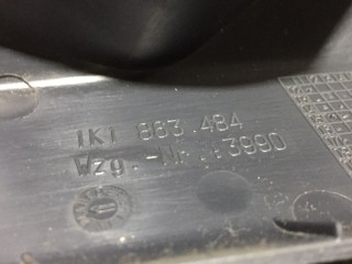 Накладка на порог правая, ориг. номер 1K1863484, Volkswagen Golf R line MK6 VI 6