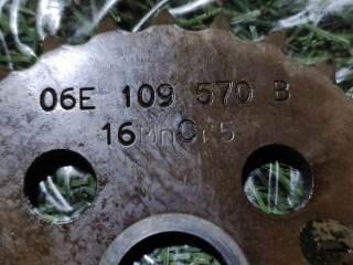 Шестерня грм промежуточная, ориг. номер 06E109570B, Audi A6 C7 2011-2014