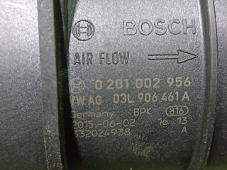 Датчик ДМРВ., ориг. номер 03L906461A, Volkswagen Passat B7 2011-2015