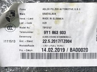 Шумоизоляция моторного отсека., ориг. номер 9Y1863933, Porsche Cayenne Turbo E3 9Y 959 2017-2023