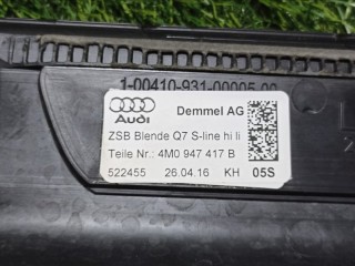 Накладка на порог S-Line. задняя левая, ориг. номер 4M0947417B, Audi Q7 II 4M 2015-2019