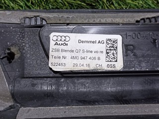 Накладка на порог S-Line. передняя правая, ориг. номер 4M0947406B, Audi Q7 II 4M 2015-2019