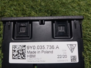 Разъем AUX USB, ориг. номер 9Y0035736A, Porsche Cayenne E3 9Y 959 2017-2023