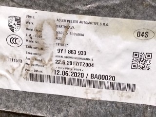 Шумоизоляция моторного отсека., ориг. номер 9Y1863933, Porsche Cayenne E3 9Y 959 2017-2023