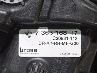 Стеклоподъемник задний правый, ориг. номер 51337365168, BMW 5 G30 LCI G30 Lci